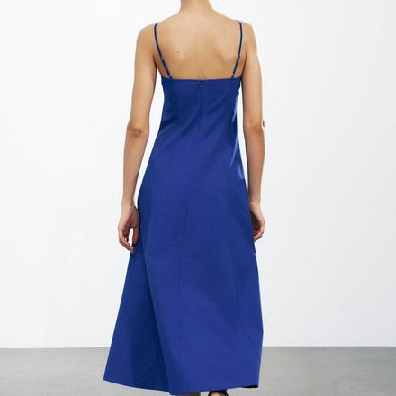 Blue Cowl Neck Top thumbnail 2