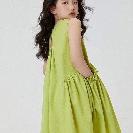 Green Baloon Dress thumbnail 2